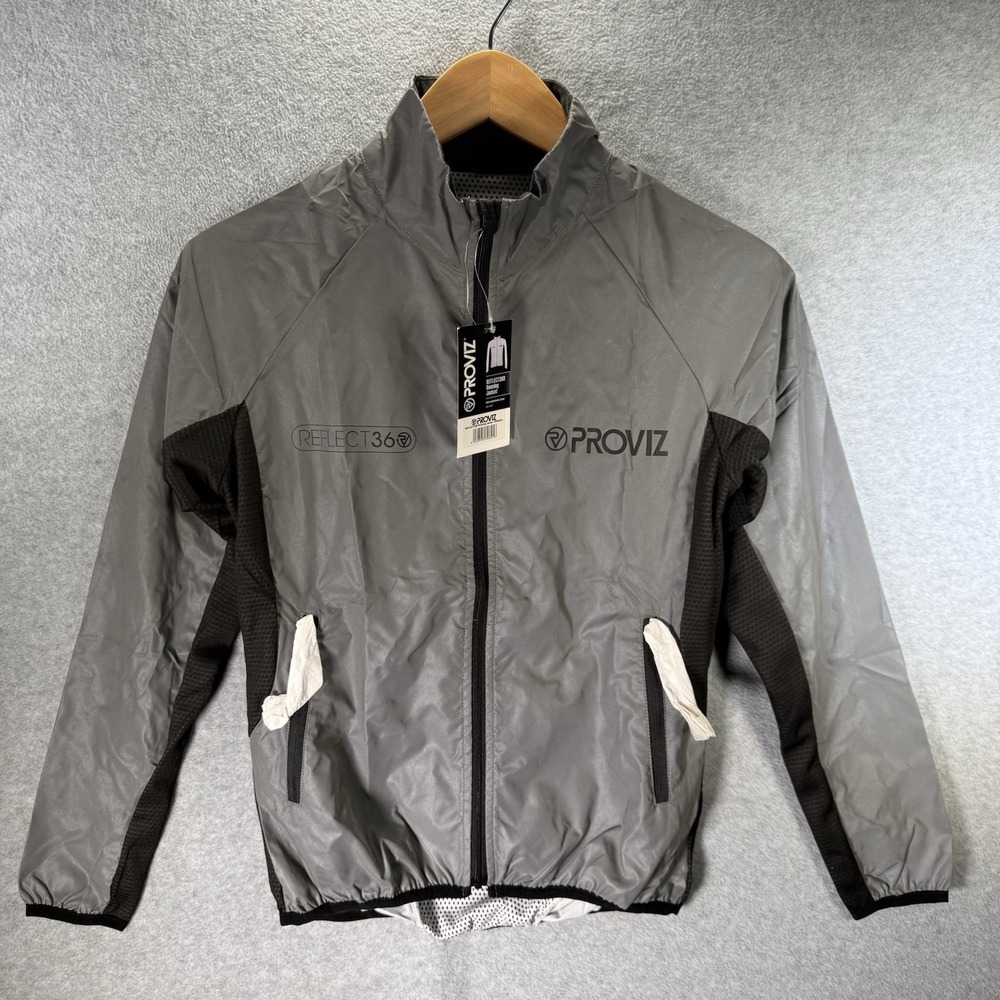 Proviz Womens Cycling/Running Jacket‎ Silver Reflect 360 Lightweight US 4 / UK 8